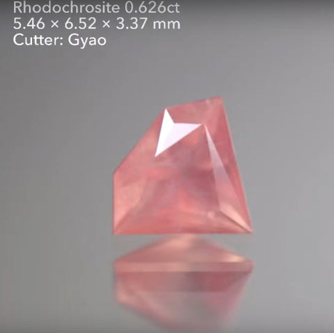【SOLD OUT】宝石形 北海道ロードクロサイト0.626ct✨ゲオちゃん作品💎お問合せ一番乗り特価でご紹介です♪