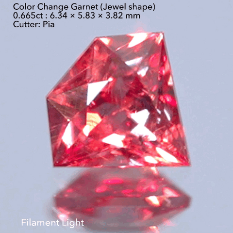 【宝石形】カラーチェンジガーネット0.665ct （マンダリンオリエンタル個展開催特別出品）