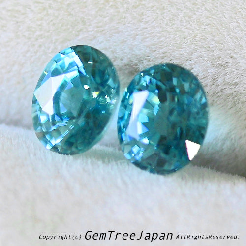 ブルージルコン2個セット1.25ct⭐️こちらでは「1円スタートオークション」⭐️垣根を越えた「3点同時開催」企画💡競る❓即決する❓好きな場所から参加OK❗️