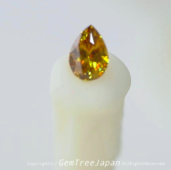 琥珀色に光輝くスフェーン0.79ct✨ピアッちゃん作品👍突如開催❗️GTJ名物【時短オークション】こちらはクーポンはごめんなさい🙏