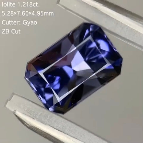 ゲオタイプのZBカット💎アイオライト 1.218ct/ゲオちゃん作品
