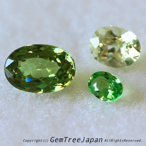 緑系ガーネット3個セット0.99ct⭐️こちらでは「1円スタートオークション」⭐️垣根を越えた「3点同時開催」企画💡競る❓即決する❓好きな場所から参加OK❗️