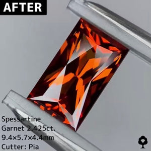 お客さま専用【BEFORE宝石】スペサタイトガーネット2.92ct