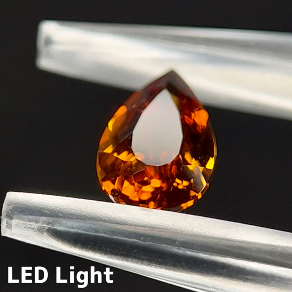 【お客様専用ページ】スペサタイトガーネット 0.98 ct、ルースケース小5個