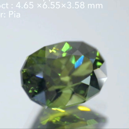 融合美色✌️ブルーイッシュグリーンサファイア0.906ct💎ピアッちゃん作品👍お正月期間中につき『クーポン or ZB』のご利用もOK❗️