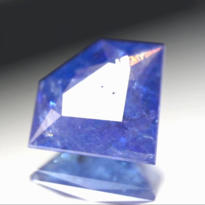 キレイじゃないけどメチャ可愛い💎宝石形タンザナイト6.56ct💎ピアッちゃん作品👍GTJ名物【HPオークション】こちらはクーポンはごめんなさい🙏