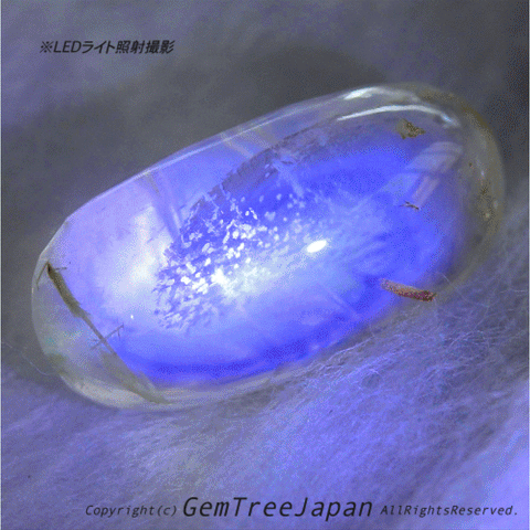 面白い石発見❗️特徴的インクル✨その他にも魅力タップリで相当面白いムーンストーン🌕💎9.87ct😄