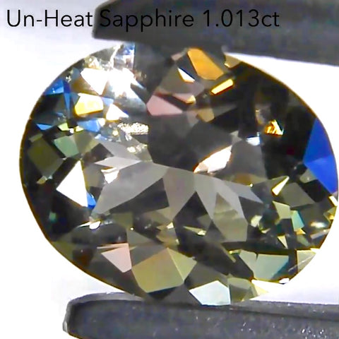 12/21Live配信商品💎🌳⚡️非加熱サファイア1.013ct✨ピアっちゃん作品