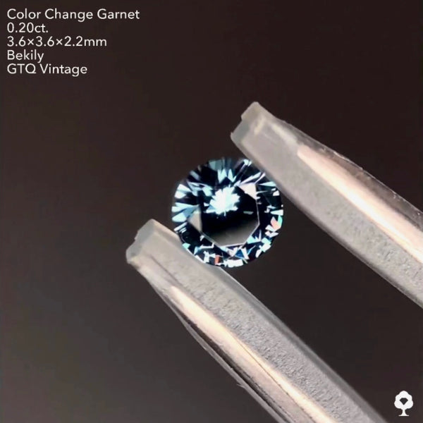 No１９.🌊良き質🤤ベキリー(カラーチェンジ)ガーネット0.20ct❤️‍🔥全サイトでイッキに販売スタートLive💎✨❤️‍🔥🔦