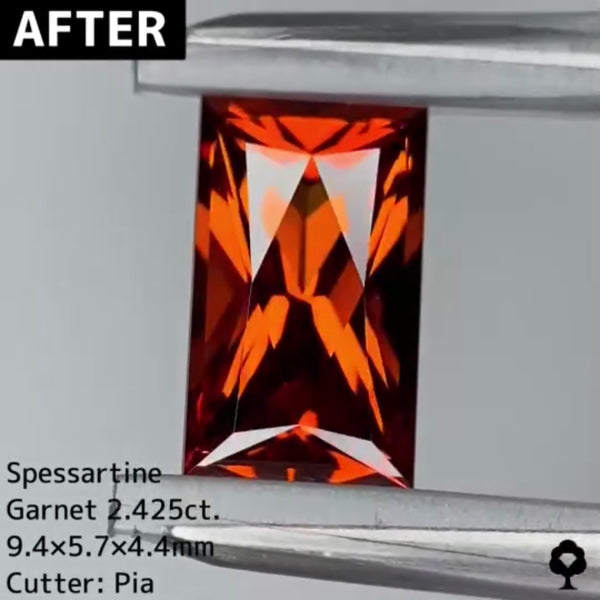 お客さま専用【BEFORE宝石】スペサタイトガーネット2.92ct