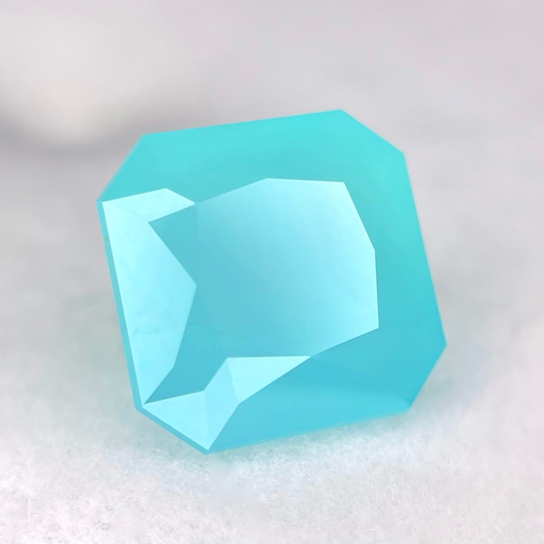 変則キューブ★カット難易度ゲキ高★スミソナイト3.729ct ゲオちゃん作品