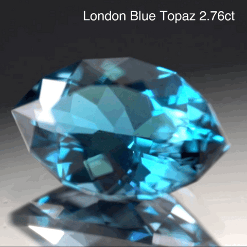 太めの感じがまた良し🍯“ファンシーマーキス”ロンドンブルートパーズ2.76ct🔮ピアッちゃん作品