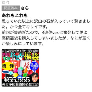 “元祖宝石福袋”お客さまの声
