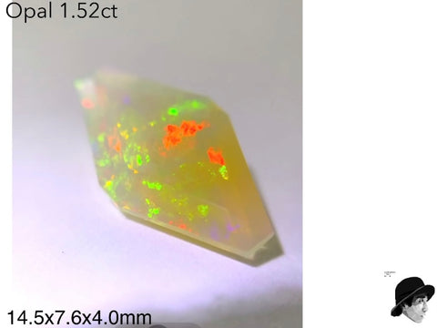 エチオピアオパール1.52ct『“ファンシーカイト”シリーズ』💎ゲオ先生作品✨