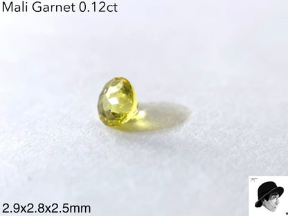 🍯世界に一つ❗️(今現在)『“虹”入りラウンドキューブスター』🌈マリガーネット0.12ct💎ゲオ先生作品✨GW特別価格❗️❗️【5/5YouTubeライブご紹介作品】