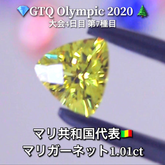 マリ共和国🇲🇱マリガーネット 1.01ct💎GTQ Olympic 2020大会4日目🎊第7種目🌲最落ナシ1円スタート❗️魅力的な“即決価格”付き✌️こちらは本日「18時30分終了」となります🕡