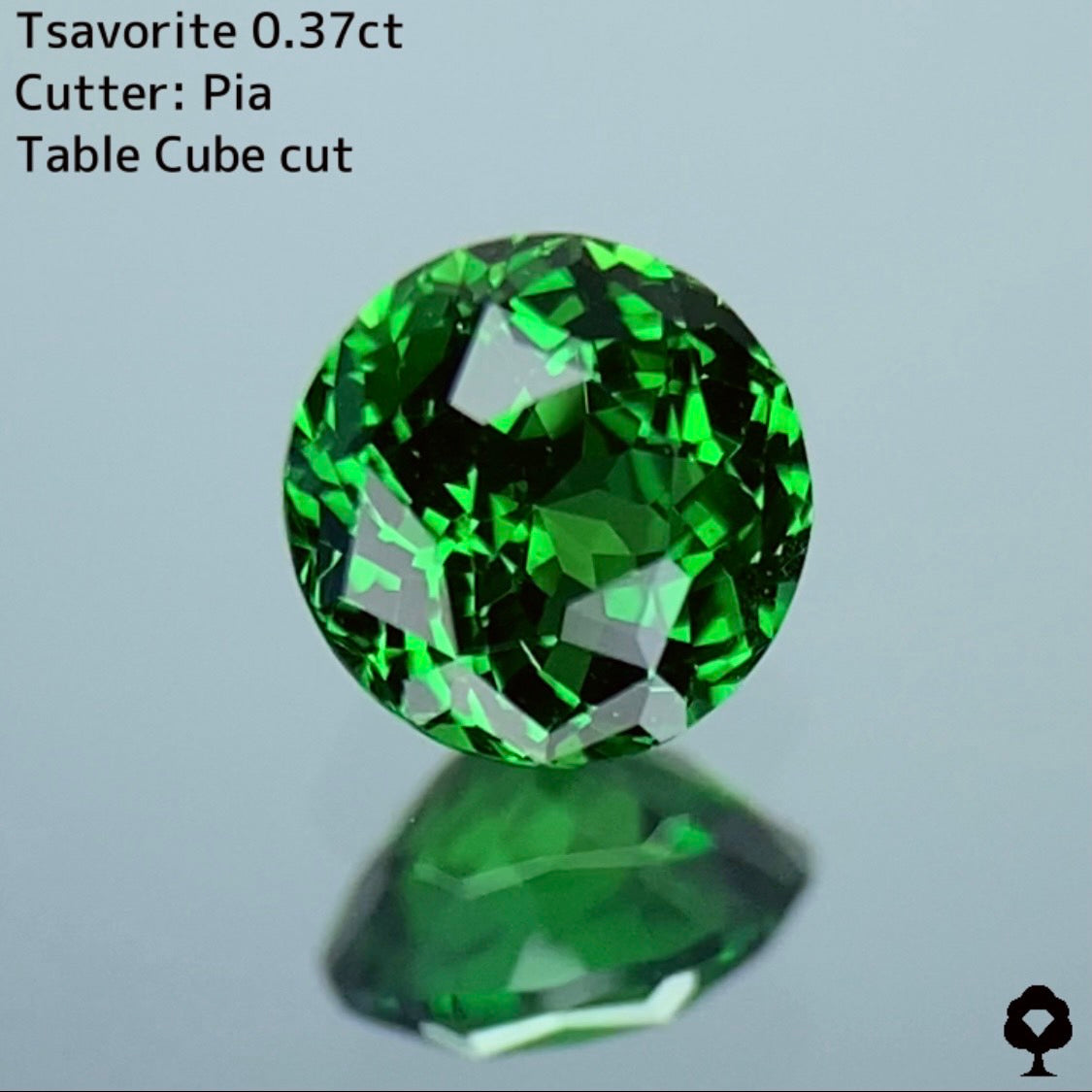 お客さま専用【Pia Table Cube Cut】ピアッちゃん記念すべき初テーブルキューブ★ツァボライト 0.37ct