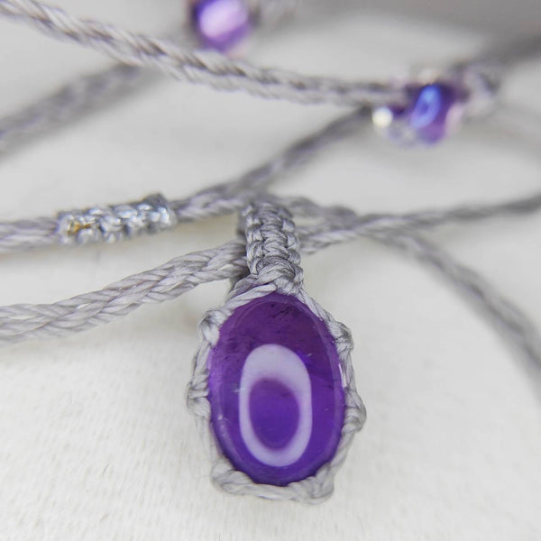 【watariさんマクラメ作品 ④】アメジスト2.84ct