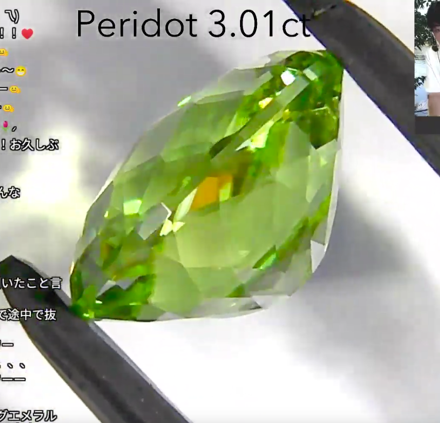 ペリドット3.01ct レイちゃん作品✨GemTreeLive 12/28(月)13:00~ご紹介商品💎🌳⚡️