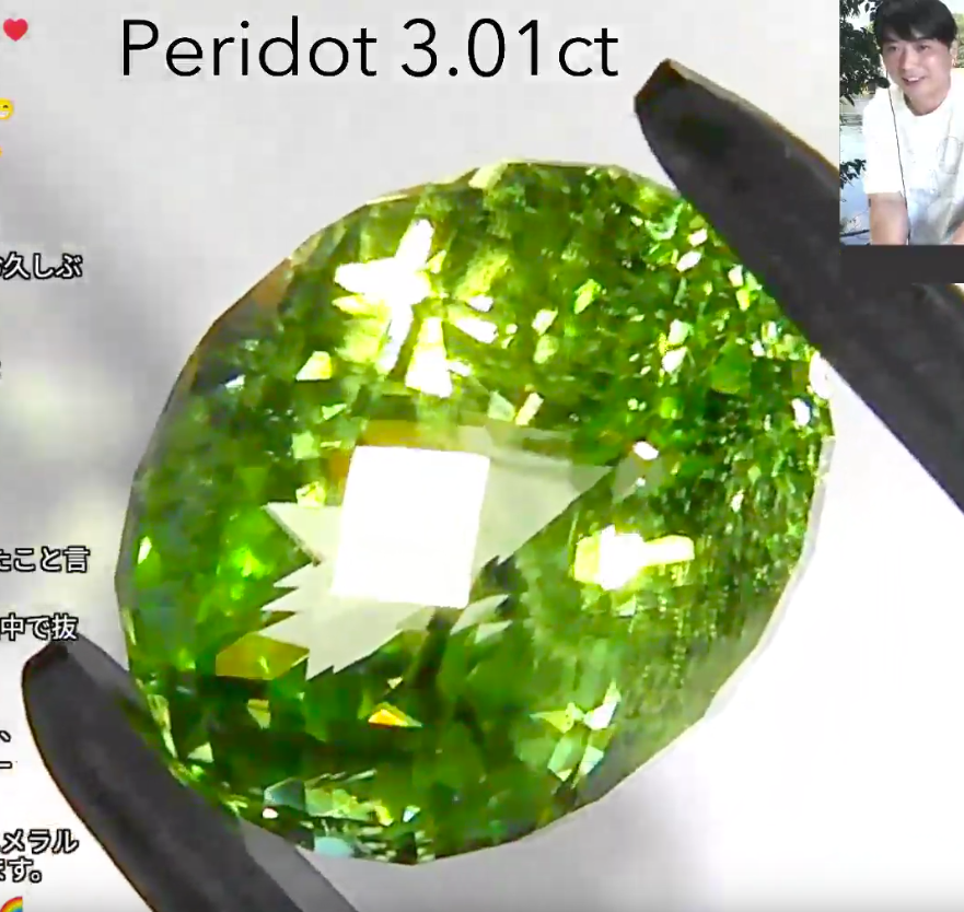 ペリドット3.01ct レイちゃん作品✨GemTreeLive 12/28(月)13:00~ご紹介商品💎🌳⚡️