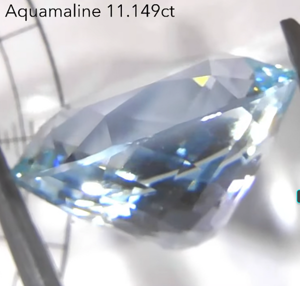 アクアマリン 11.149ct アディダス作品✨ 3/4 12:00~Live配信商品💎🌳⚡️