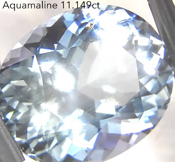 アクアマリン 11.149ct アディダス作品✨ 3/4 12:00~Live配信商品💎🌳⚡️