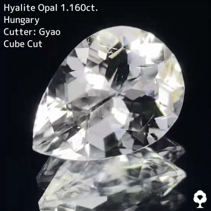 ペアシェイプ★ハンガリー産ハイアライトオパール 1.160ct ★