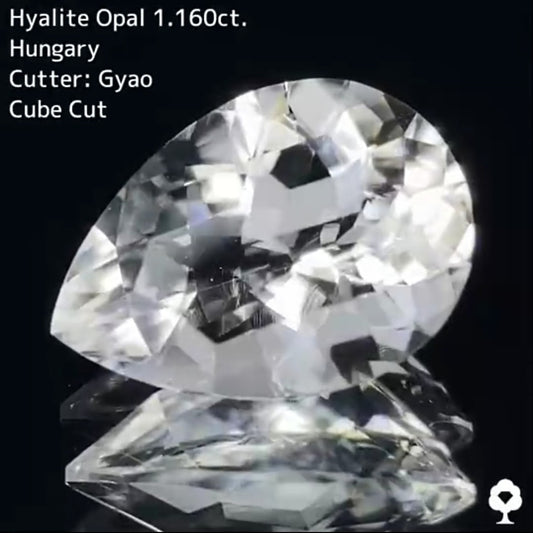 ペアシェイプ★ハンガリー産ハイアライトオパール 1.160ct ★