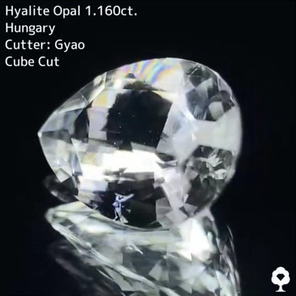 ペアシェイプ★ハンガリー産ハイアライトオパール 1.160ct ★