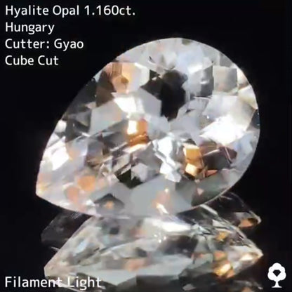 ペアシェイプ★ハンガリー産ハイアライトオパール 1.160ct ★
