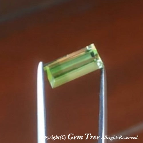 微妙で絶妙なバイカラートルマリン2.60ct→2.49ctカットも完成