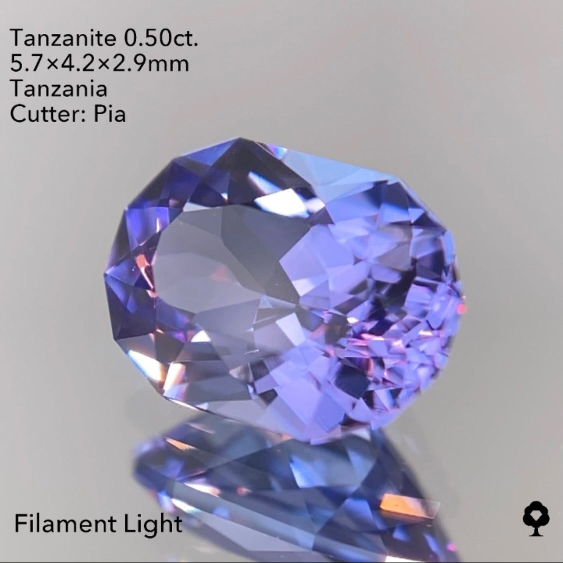 【SOLD OUT】タンザナイト0.50ct ピアッちゃん&社長作品 3/24チャットオークション