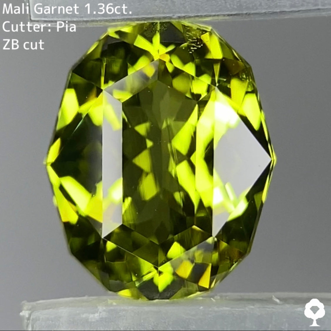 爽やかで深みもある美色のテーブル周りには宝石のカタチ★マリガーネット 1.36ct