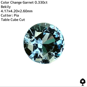 ベキリー産カラーチェンジガーネット0.330ct