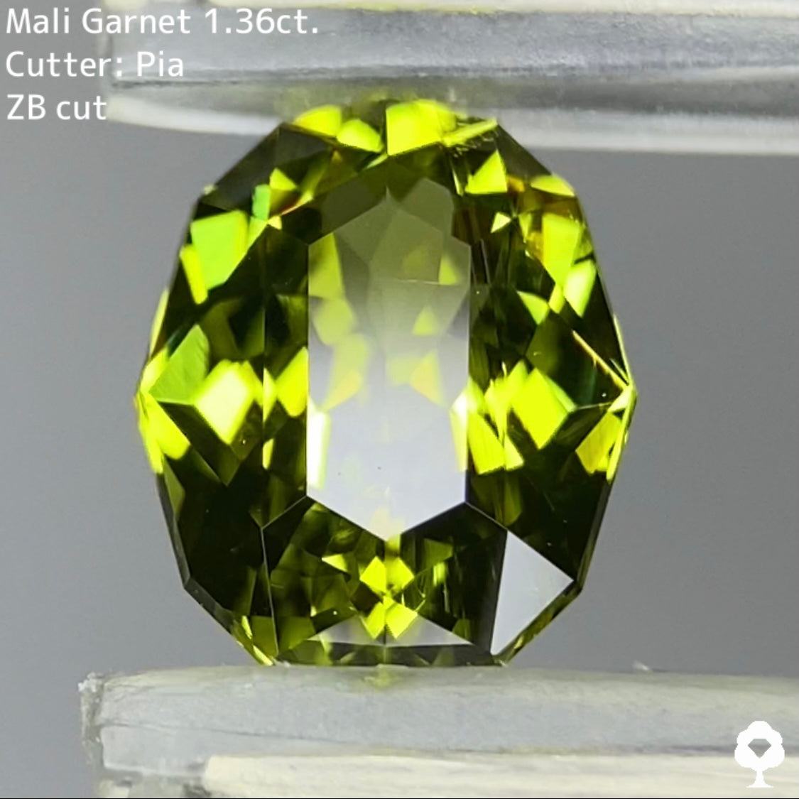 爽やかで深みもある美色のテーブル周りには宝石のカタチ★マリガーネット 1.36ct