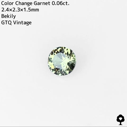 【お客さま専用】非売品級のレアなイエロー★カラーチェンジガーネット 0.06ct/no.003