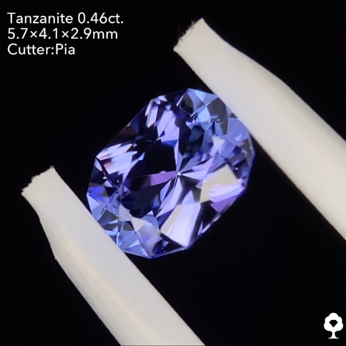 【みーしゃさんご当選】タンザナイト0.46ct ピアッちゃん作品