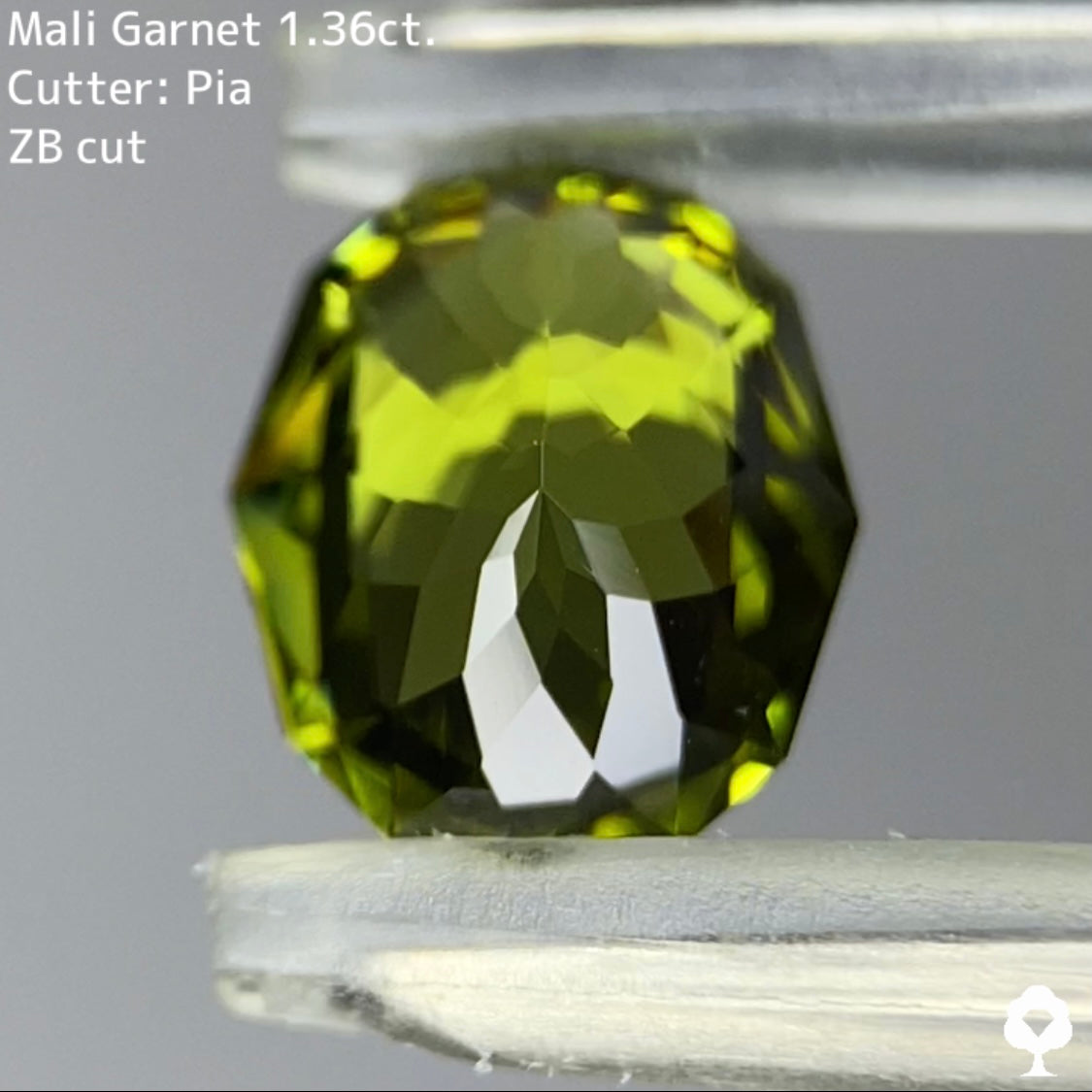 爽やかで深みもある美色のテーブル周りには宝石のカタチ★マリガーネット 1.36ct