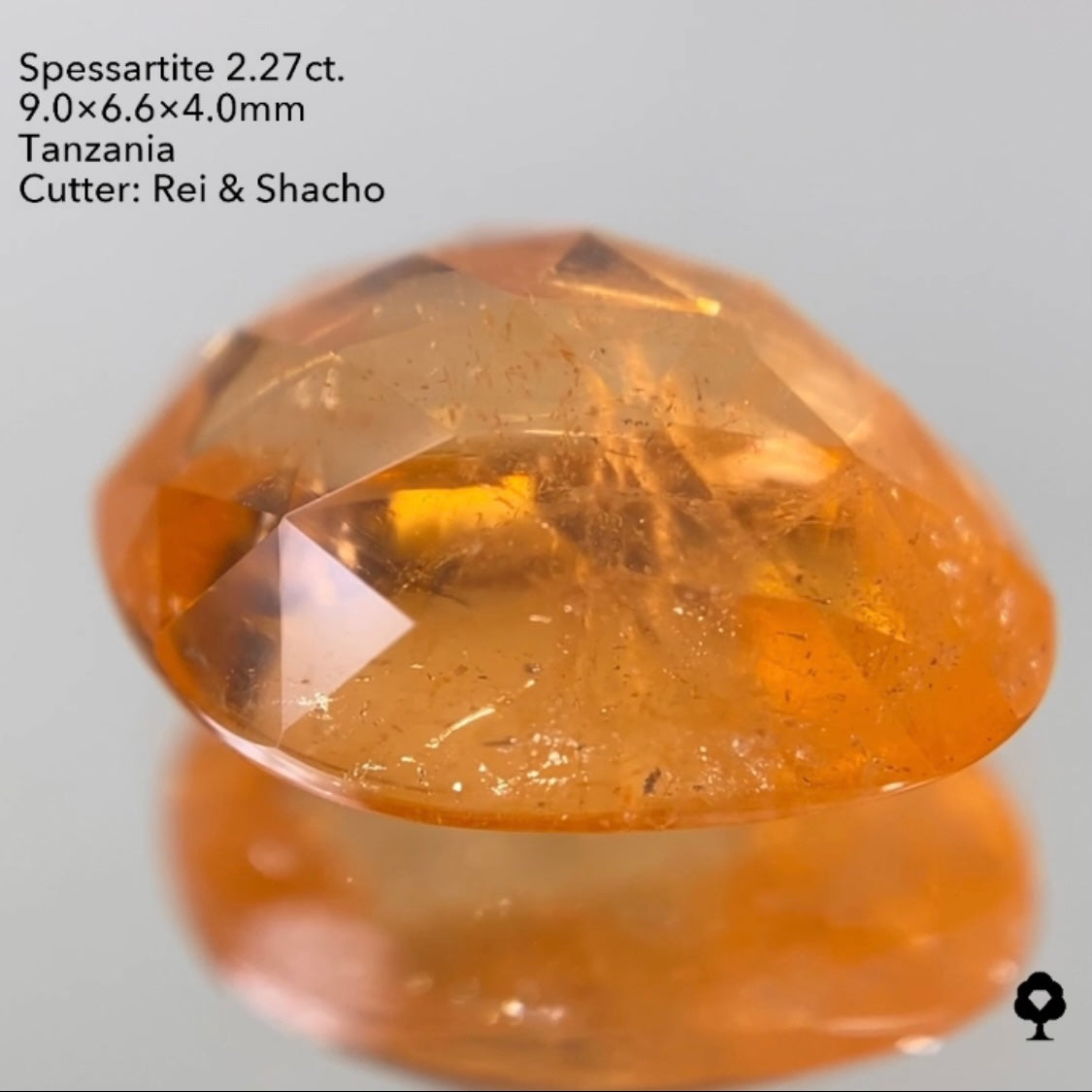 【SOLD OUT】スペサタイトガーネット2.27ct レイちゃん&社長作品 3/24チャットオークション 1ZBご利用価格