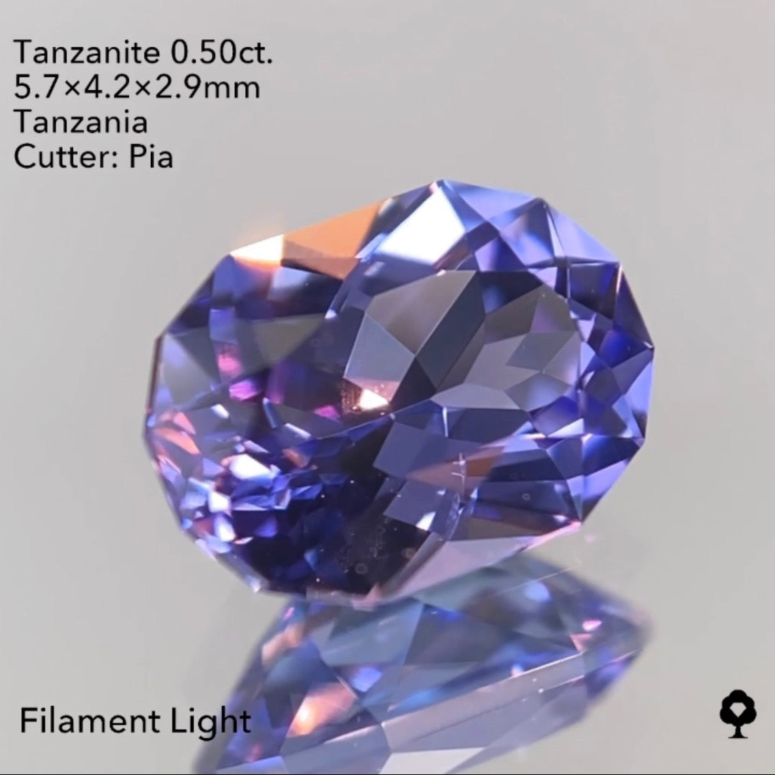 【SOLD OUT】タンザナイト0.50ct ピアッちゃん&社長作品 3/24チャットオークション