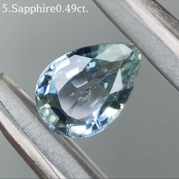 ご当選者さま専用【No.5】ボープロイサファイア0.49ct