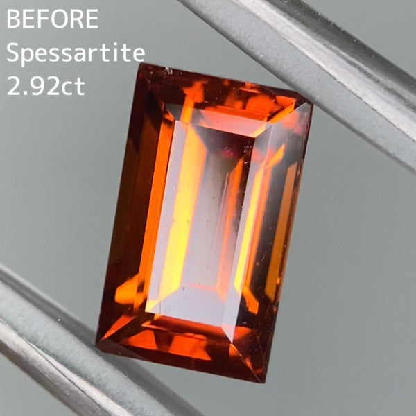 お客さま専用【BEFORE宝石】スペサタイトガーネット2.92ct