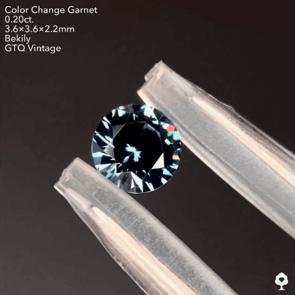 No１９.🌊良き質🤤ベキリー(カラーチェンジ)ガーネット0.20ct❤️‍🔥全サイトでイッキに販売スタートLive💎✨❤️‍🔥🔦